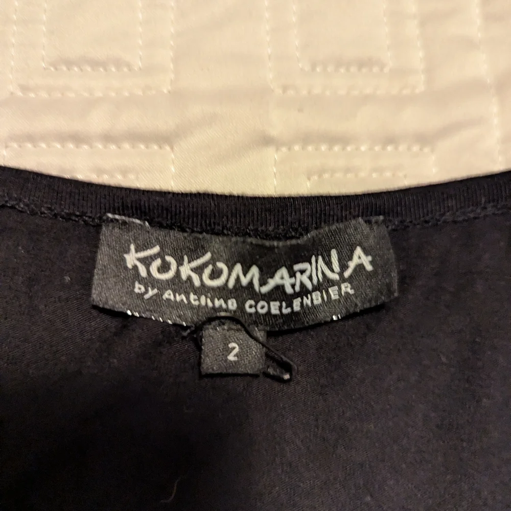 KOKOMARINA Black Grey Abstract Lagenlook Casual Soft Midi Dress Size 2 XLarge - Picture 10 of 12